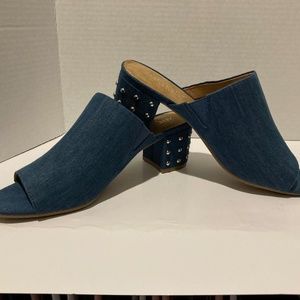 ladies Denim Dress Sandals